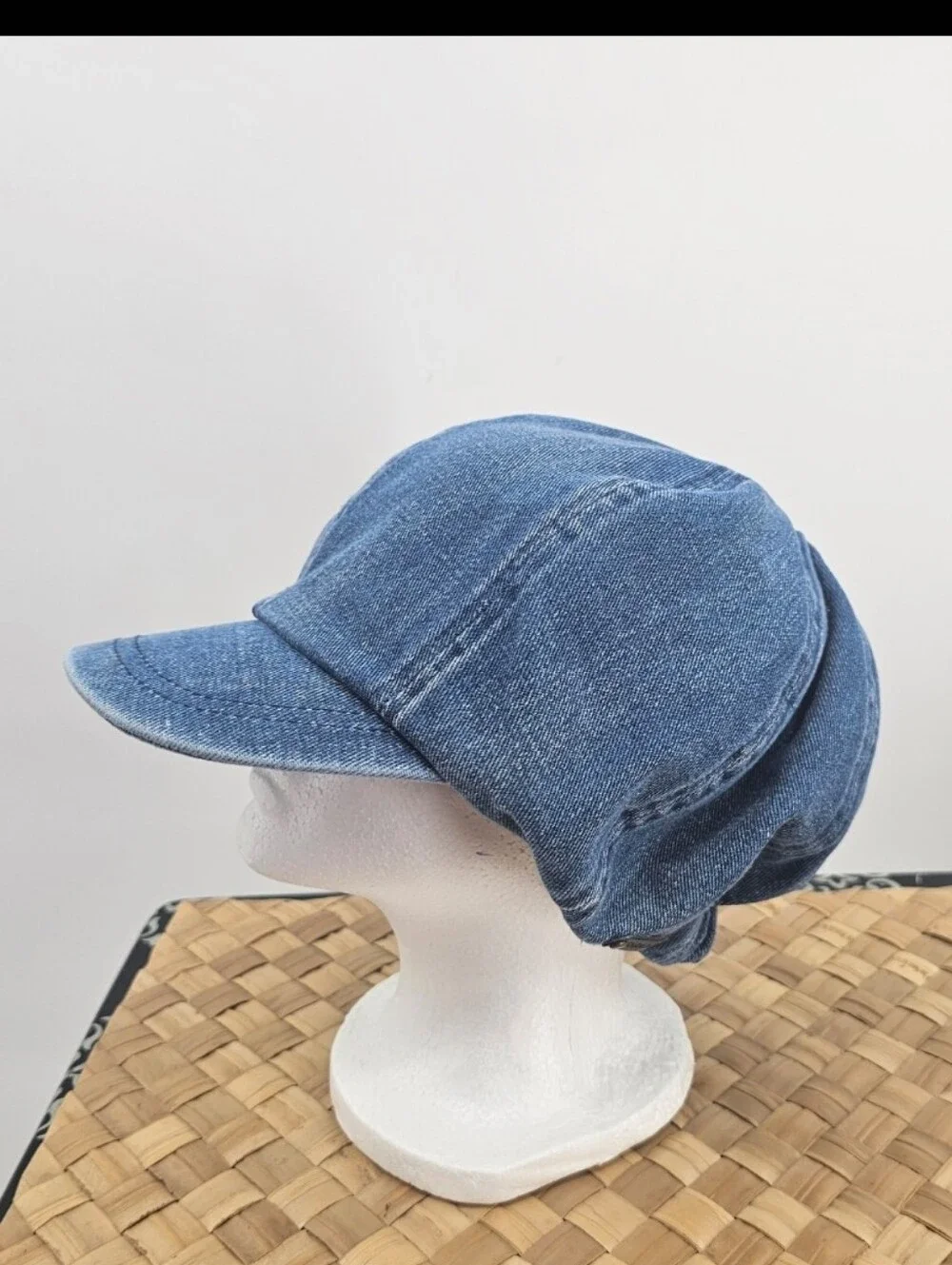 Newsboy Denim Hat Cara Park